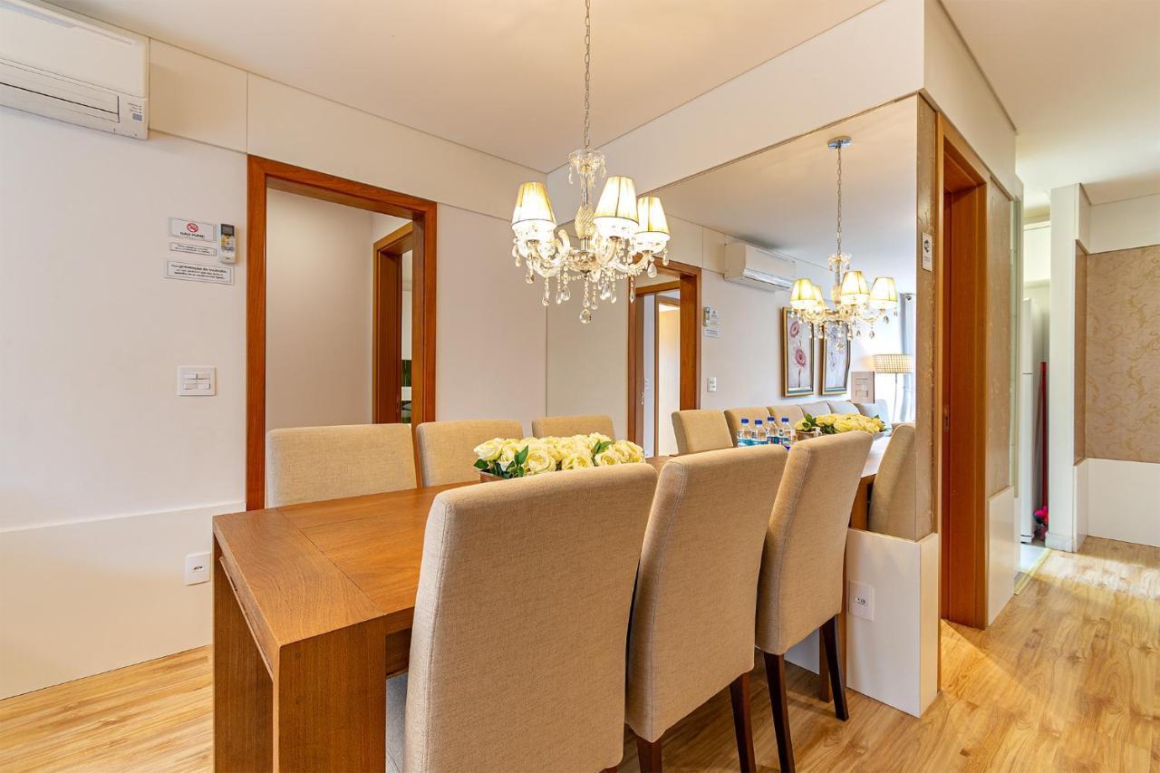 Rosa Apartamento Luxo No Centro Gramado Apartment Ngoại thất bức ảnh