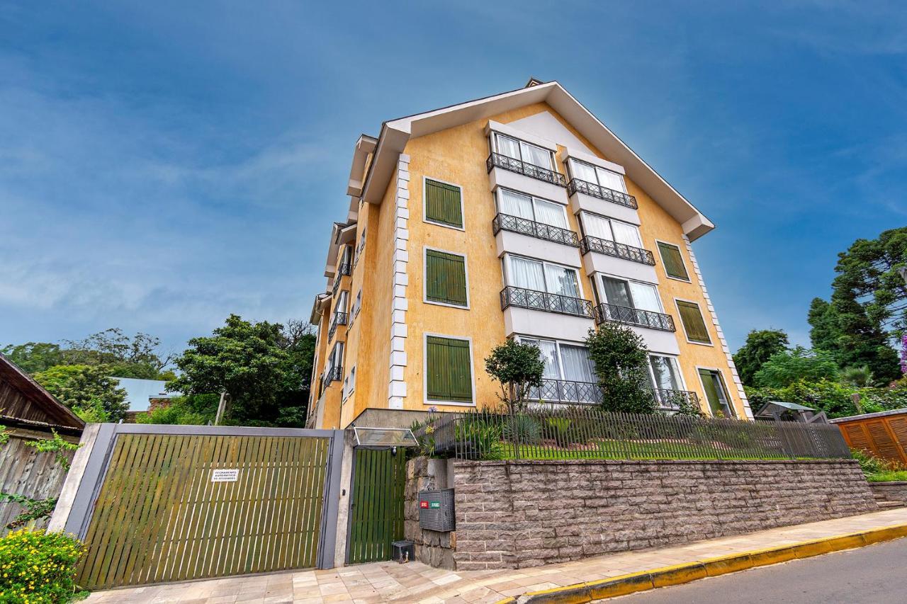 Rosa Apartamento Luxo No Centro Gramado Apartment Ngoại thất bức ảnh