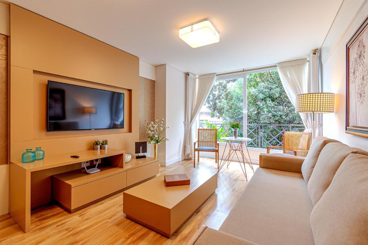 Rosa Apartamento Luxo No Centro Gramado Apartment Ngoại thất bức ảnh